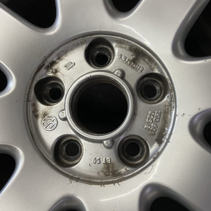 16" GOLF 06 VIN K , , 16x6.5, alloy Original OEM Wheel Rim - Back View