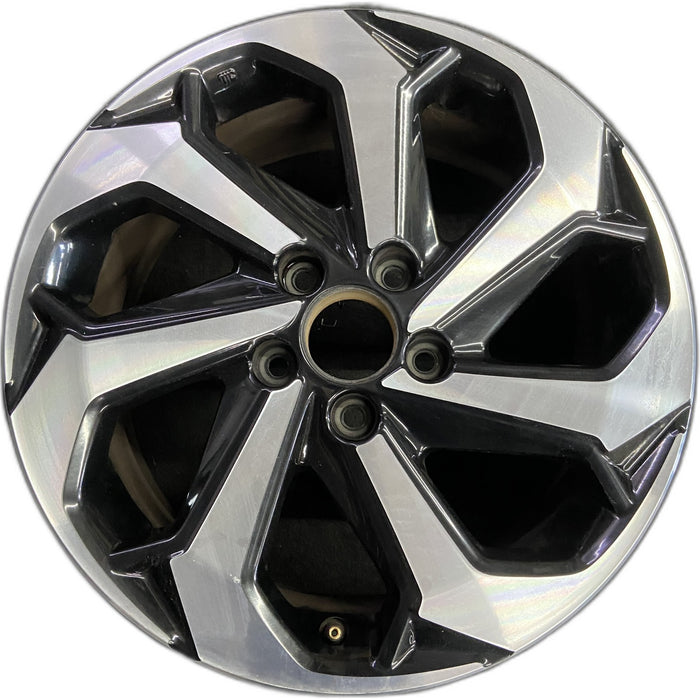 17" ACCORD 16-17 17x7.5 , 7 spoke Original OEM Wheel Rim - Front View