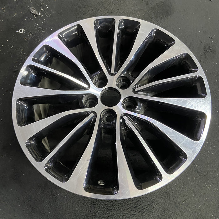 18" MKX 16-18 18x8 , 15 spoke, Original OEM Wheel Rim - Side Profile