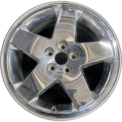 18" CALIBER 07-09 18x7 , chrome clad Original OEM Wheel Rim - Front View