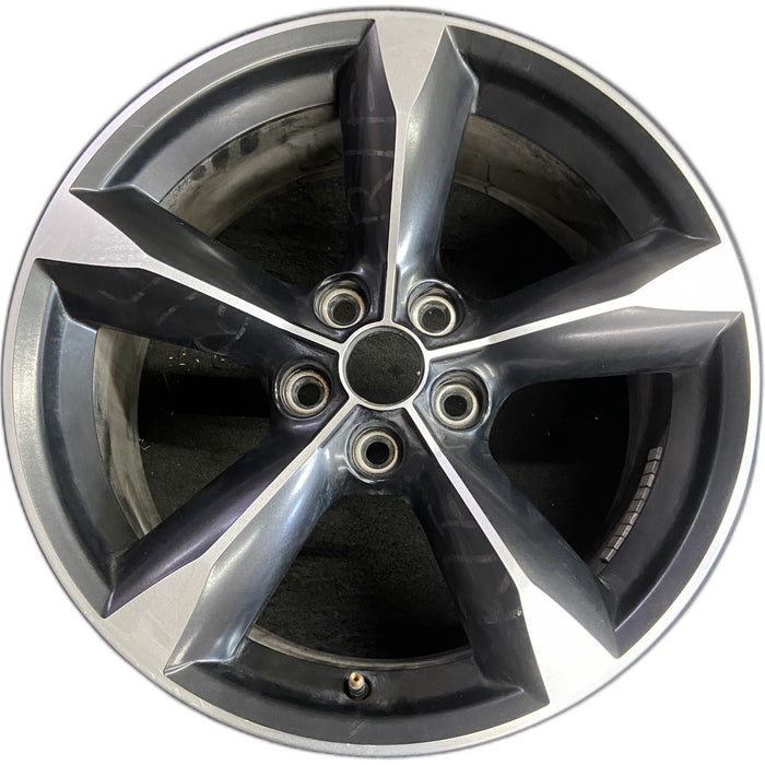 18" MUSTANG 18-23 18x8 , 5 spoke Original OEM Wheel Rim - Front View