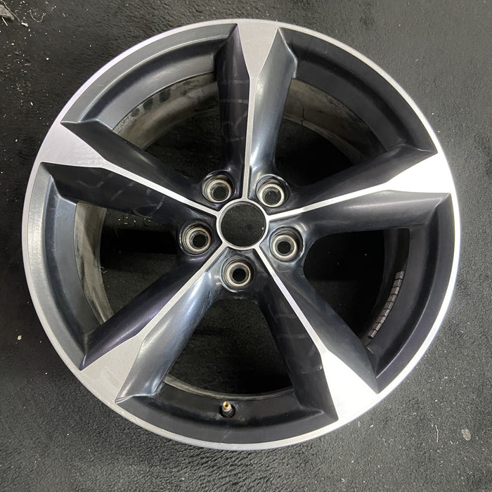 18" MUSTANG 18-23 18x8 , 5 spoke Original OEM Wheel Rim - Angle View