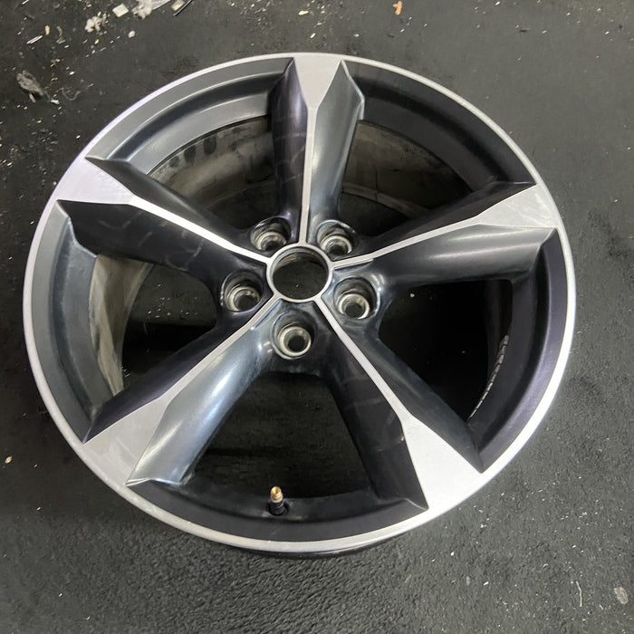 18" MUSTANG 18-23 18x8 , 5 spoke Original OEM Wheel Rim - Side Profile