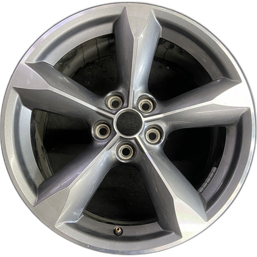 18" MUSTANG 18-23 18x8 , 5 spoke Original OEM Wheel Rim - Front View