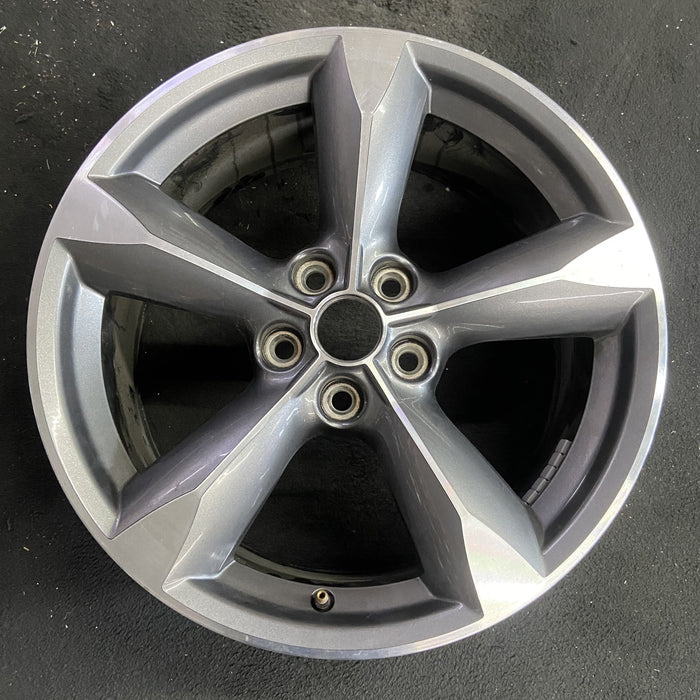 18" MUSTANG 18-23 18x8 , 5 spoke Original OEM Wheel Rim - Angle View