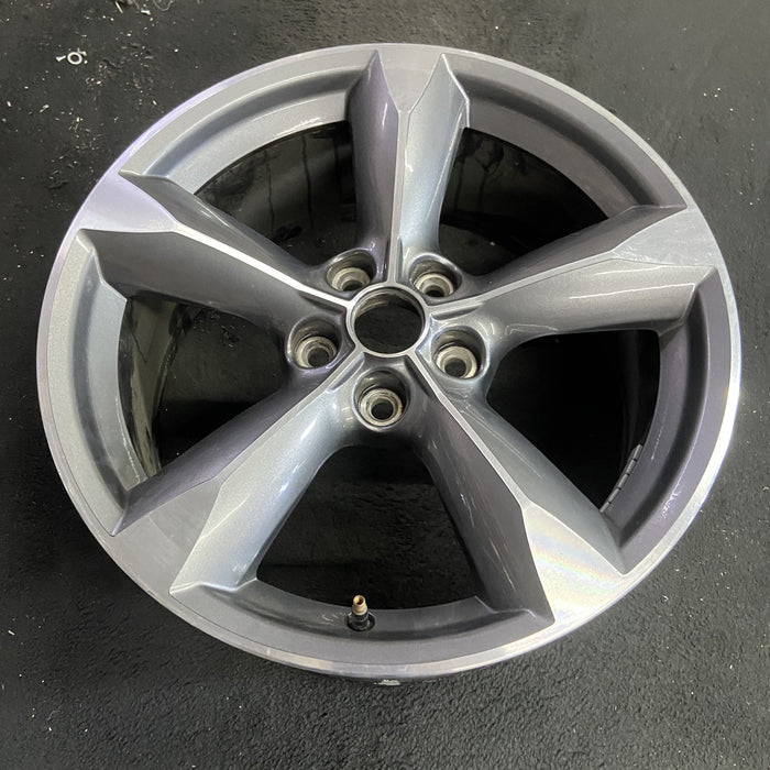 18" MUSTANG 18-23 18x8 , 5 spoke Original OEM Wheel Rim - Side Profile