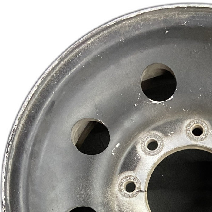 16" EXCURSION 00 16x7 aluminum 8 round holes satin finish Original OEM Wheel Rim - Angle View