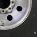 16" EXCURSION 00 16x7 aluminum 8 round holes satin finish Original OEM Wheel Rim - Back View
