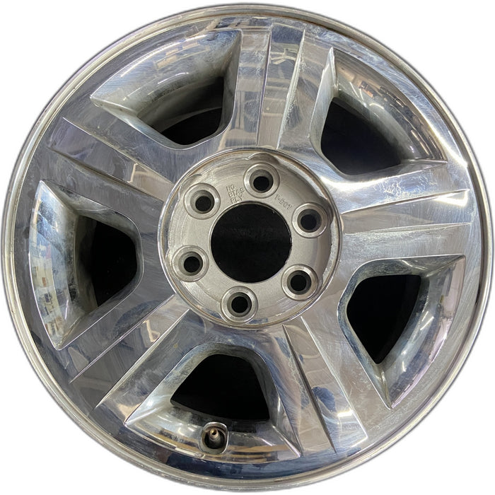 17" EXPEDITION 05 17x7.5, 5 spoke, chrome , Original OEM Wheel Rim - Front View