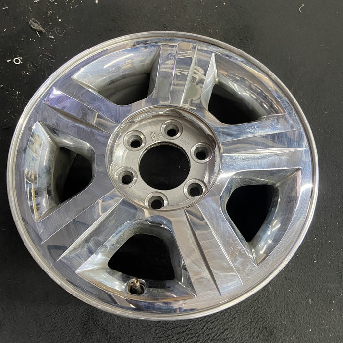 17" EXPEDITION 05 17x7.5, 5 spoke, chrome , Original OEM Wheel Rim - Side Profile