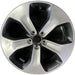 18" COMPASS 17 , , 18x7, , , , straight spoke, Original OEM Wheel Rim - Front View