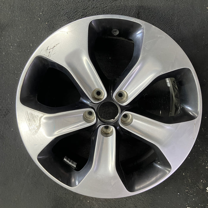 18" COMPASS 17 , , 18x7, , , , straight spoke, Original OEM Wheel Rim - Angle View