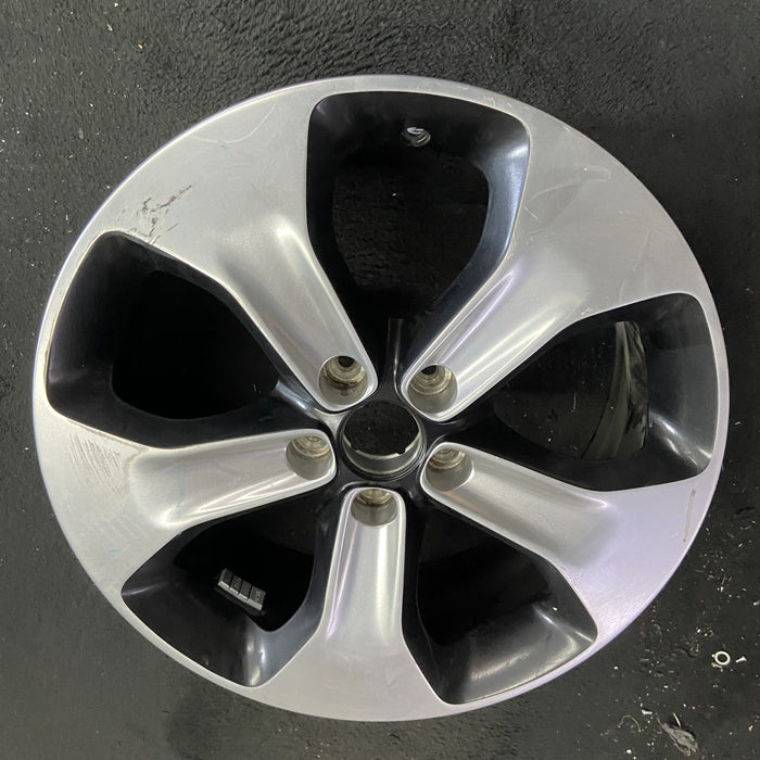 18" COMPASS 17 , , 18x7, , , , straight spoke, Original OEM Wheel Rim - Side Profile