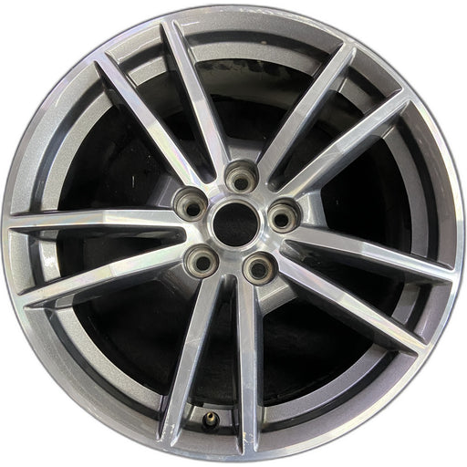 18" MUSTANG 15 18x8 , 10 spoke Original OEM Wheel Rim - Front View