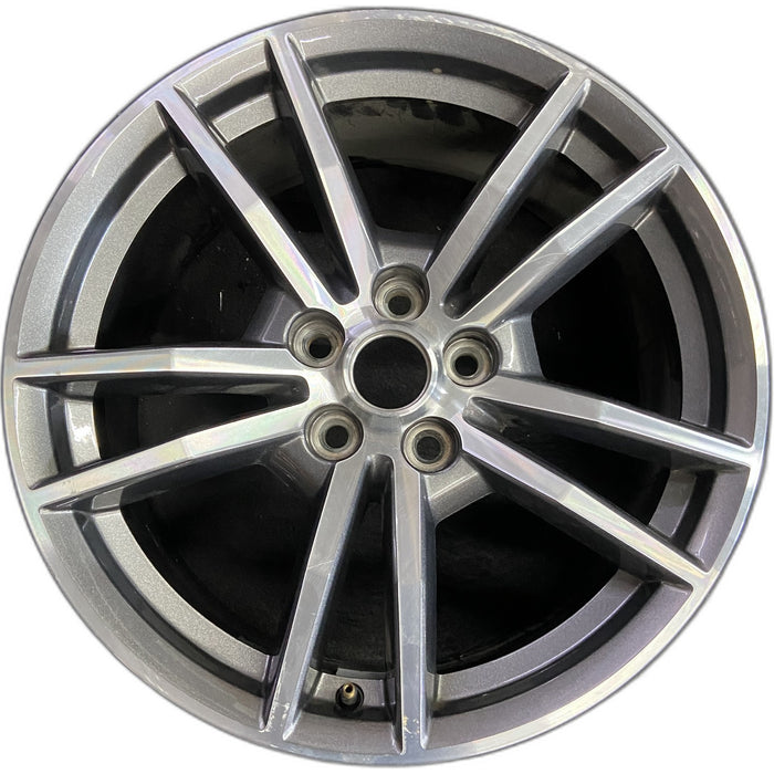 18" MUSTANG 15 18x8 , 10 spoke Original OEM Wheel Rim - Front View