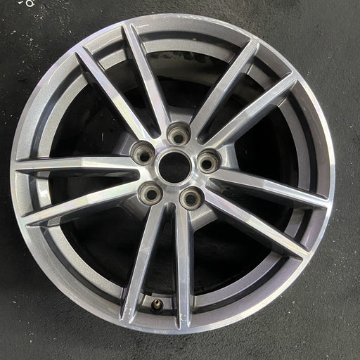 18" MUSTANG 15 18x8 , 10 spoke Original OEM Wheel Rim - Angle View