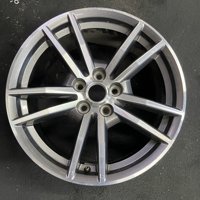 18" MUSTANG 15 18x8 , 10 spoke Original OEM Wheel Rim - Angle View