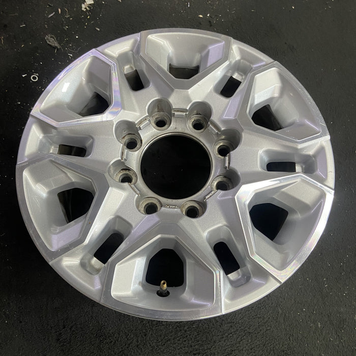 18" SILVERADO 2500 PICKUP 20 18x8, aluminum Original OEM Wheel Rim - Side Profile