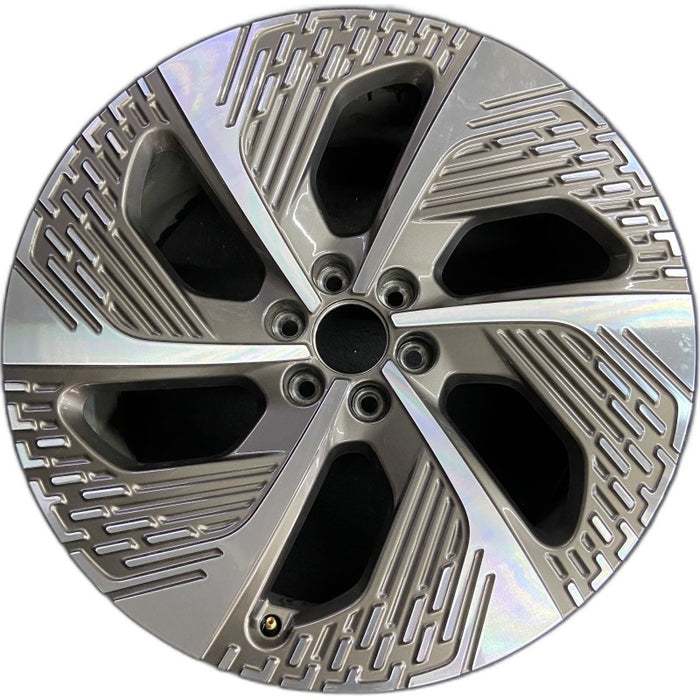 24" NAVIGATOR 25 24x9.5 6 spoke angled spoke Original OEM Wheel Rim - Front View