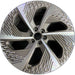24" NAVIGATOR 25 24x9.5 6 spoke angled spoke Original OEM Wheel Rim - Front View