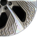 24" NAVIGATOR 25 24x9.5 6 spoke angled spoke Original OEM Wheel Rim - Close-Up Detail