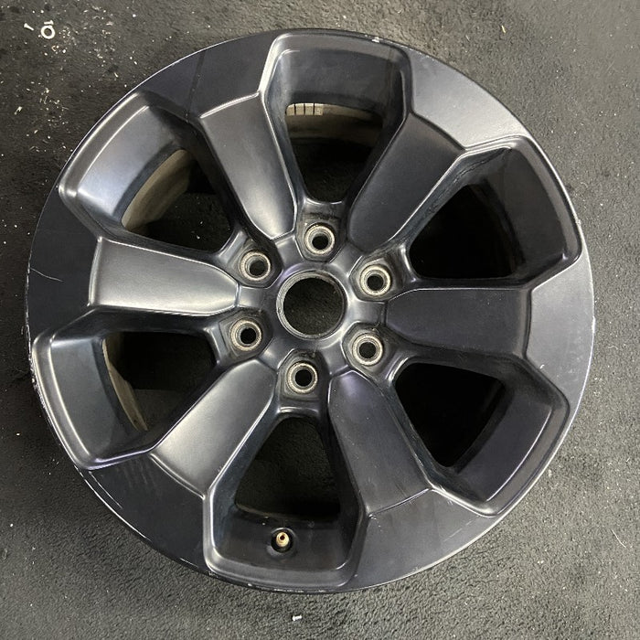 18" DODGE 1500 PICKUP 20-21 6 lug 18x8 aluminum 6 spoke opt WBS black Original OEM Wheel Rim