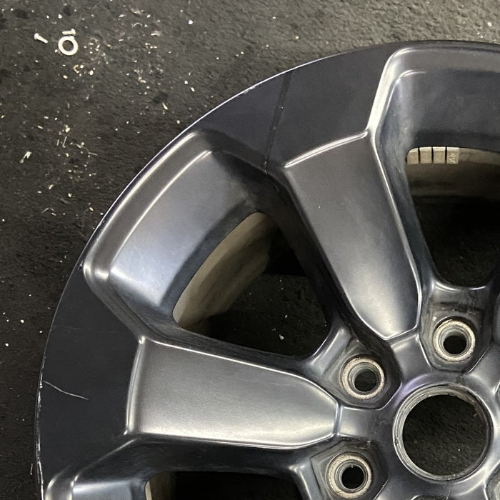 18" DODGE 1500 PICKUP 20-21 6 lug 18x8 aluminum 6 spoke opt WBS black Original OEM Wheel Rim