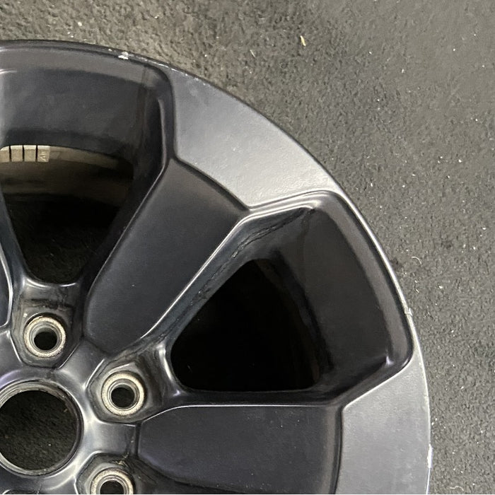 18" DODGE 1500 PICKUP 20-21 6 lug 18x8 aluminum 6 spoke opt WBS black Original OEM Wheel Rim