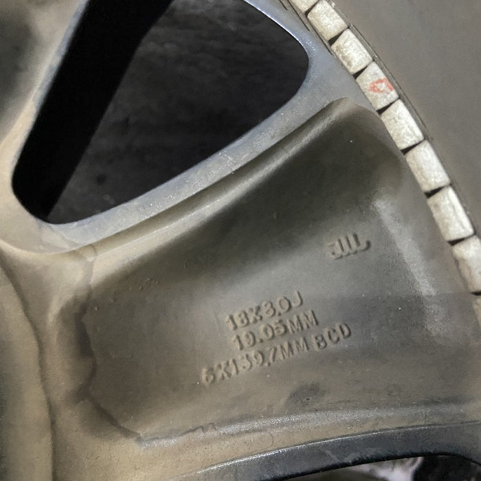 18" DODGE 1500 PICKUP 20-21 6 lug 18x8 aluminum 6 spoke opt WBS black Original OEM Wheel Rim