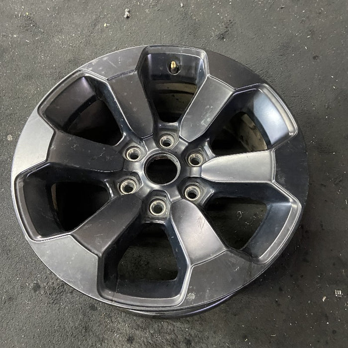 18" DODGE 1500 PICKUP 20-21 6 lug 18x8 aluminum 6 spoke opt WBS black Original OEM Wheel Rim