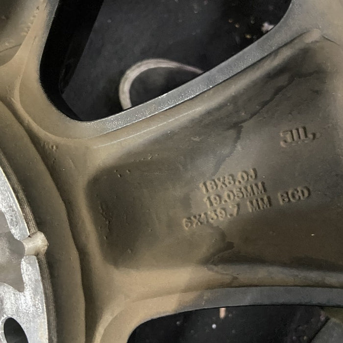 18" DODGE 1500 PICKUP 20-21 6 lug 18x8 aluminum 6 spoke opt WBS black Original OEM Wheel Rim