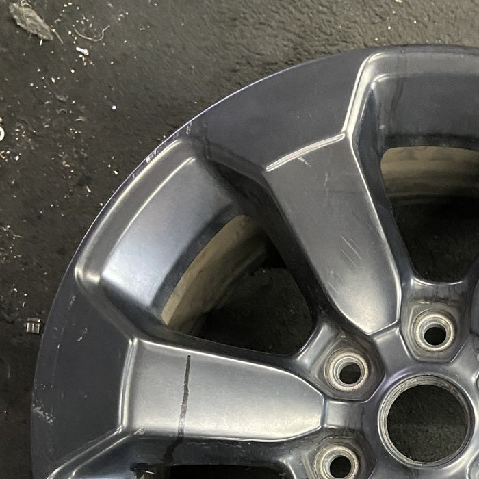 18" DODGE 1500 PICKUP 20-21 6 lug 18x8 aluminum 6 spoke opt WBS black Original OEM Wheel Rim