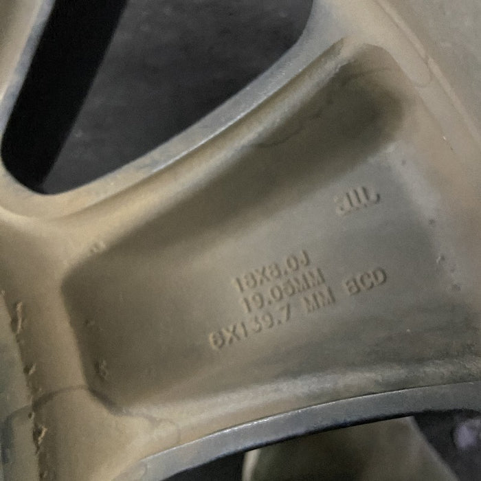 18" DODGE 1500 PICKUP 20-21 6 lug 18x8 aluminum 6 spoke opt WBS black Original OEM Wheel Rim