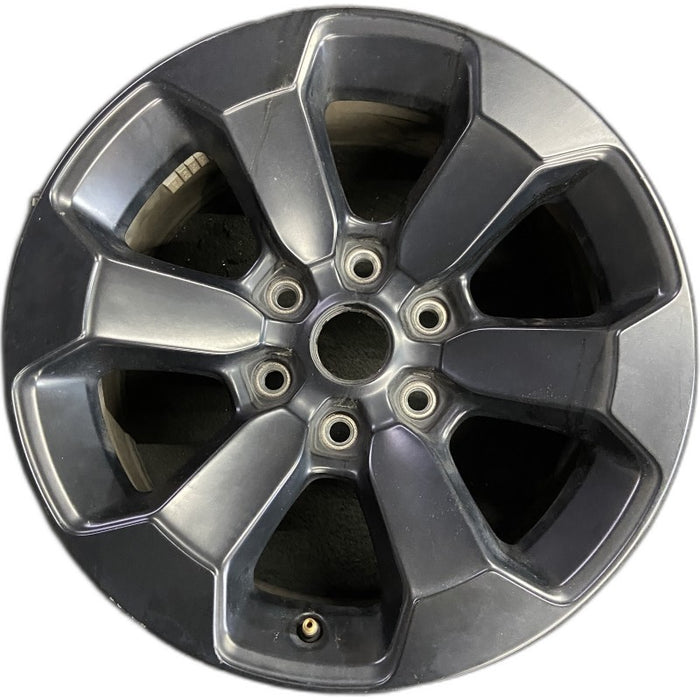 18" DODGE 1500 PICKUP 20-21 6 lug 18x8 aluminum 6 spoke opt WBS black Original OEM Wheel Rim