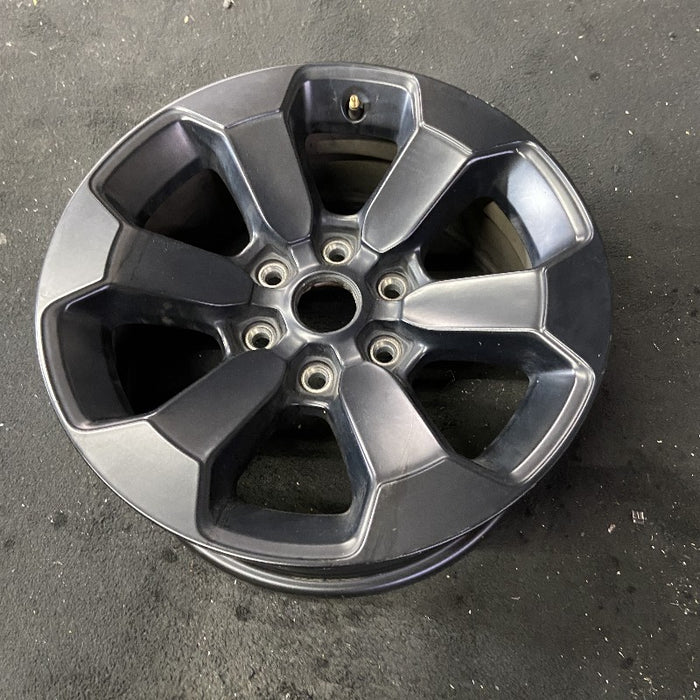 18" DODGE 1500 PICKUP 20-21 6 lug 18x8 aluminum 6 spoke opt WBS black Original OEM Wheel Rim