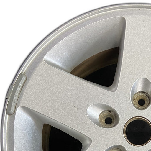 17" WRANGLER 07-08 17x7.5 silver Original OEM Wheel Rim - Angle View
