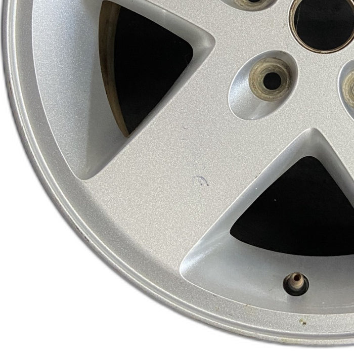 17" WRANGLER 07-08 17x7.5 silver Original OEM Wheel Rim - Back View