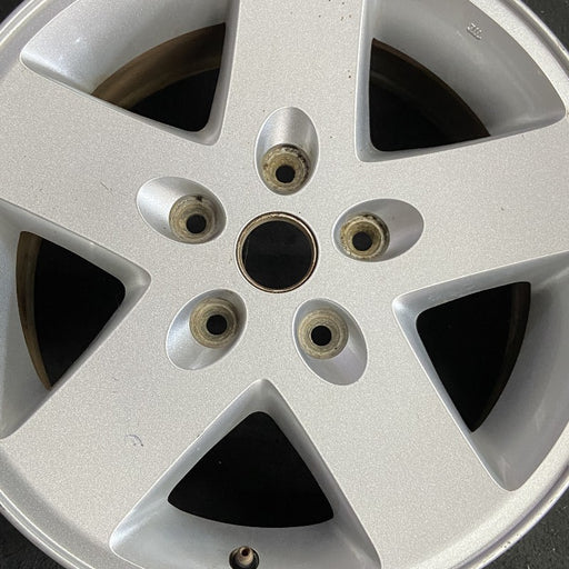 17" WRANGLER 07-08 17x7.5 silver Original OEM Wheel Rim - Angle View