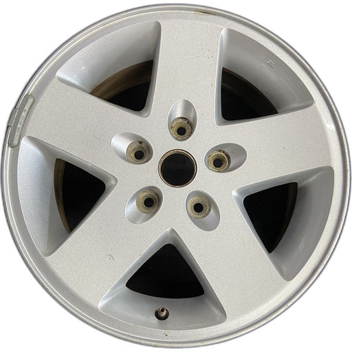 17" WRANGLER 07-08 17x7.5 silver Original OEM Wheel Rim - Front View