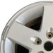 17" WRANGLER 07-08 17x7.5 silver Original OEM Wheel Rim - Angle View