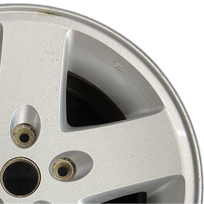 17" WRANGLER 07-08 17x7.5 silver Original OEM Wheel Rim - Side Profile
