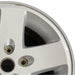 17" WRANGLER 07-08 17x7.5 silver Original OEM Wheel Rim - Side Profile
