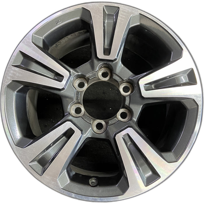 17" TACOMA 16-19 17x7.5, alloy Original OEM Wheel Rim - Front View