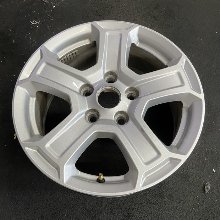 17" WRANGLER 18 VIN X , 17x7.5, , aluminum, straight spoke, w/recessed outer - Side Profile