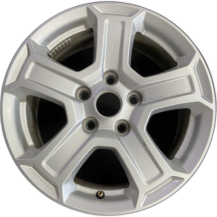 17" WRANGLER 18 VIN X , 17x7.5, , aluminum, straight spoke, w/recessed outer - Front View