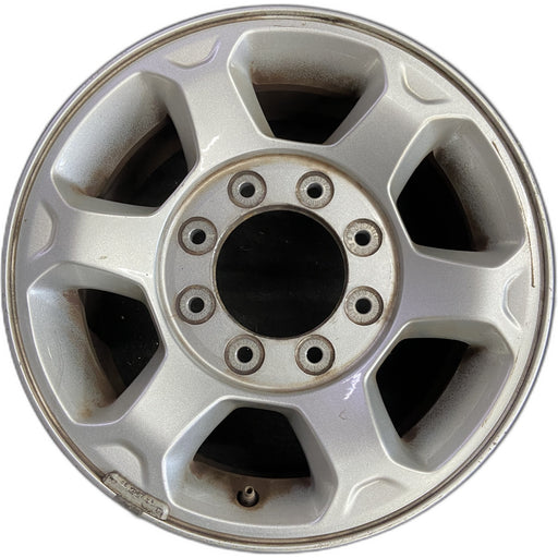 17" FORD F250SD PICKUP 13 17x7.5 , 6 spoke, Original OEM Wheel Rim - Front View