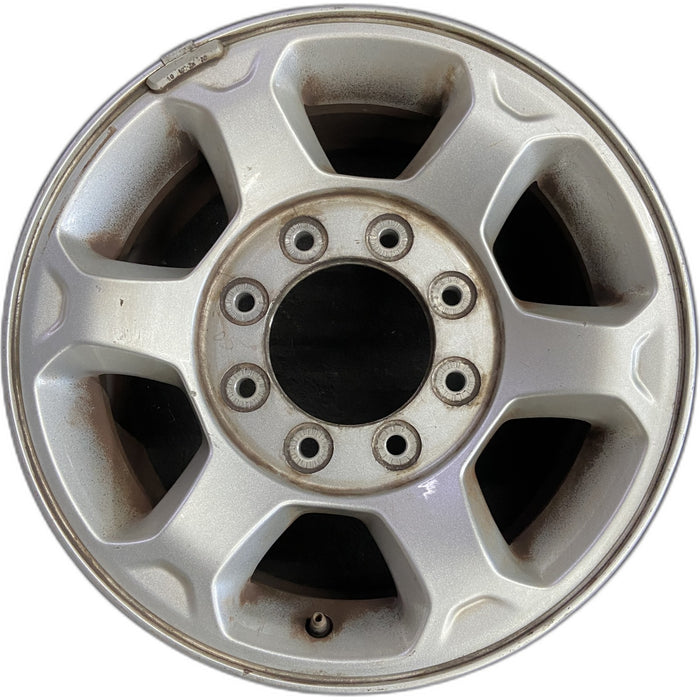 17" FORD F250SD PICKUP 13 17x7.5 , 6 spoke, Original OEM Wheel Rim - Front View