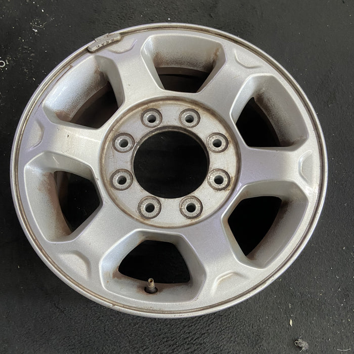 17" FORD F250SD PICKUP 13 17x7.5 , 6 spoke, Original OEM Wheel Rim - Side Profile