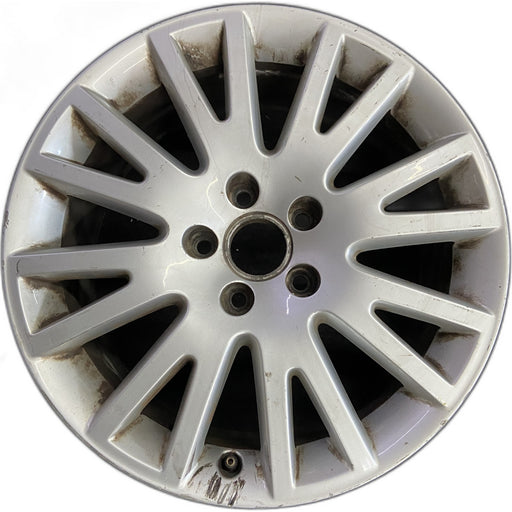 17" AUDI A4 05-09 17x7.5 , 16 spoke Original OEM Wheel Rim - Front View