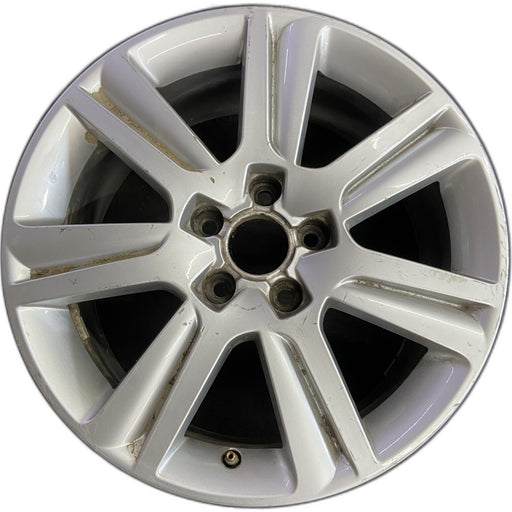 17" AUDI A4 09-11 17x7.5 , 7 spoke Original OEM Wheel Rim - Front View
